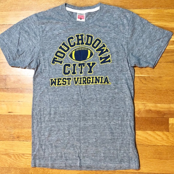 homage Tops - Homage TShirt / Tee Shirt Touchdown City West Vir